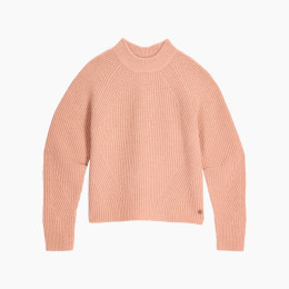 Bluză femei Royal Robins W Rockcraft Mock Neck roz Sea Blush Htr