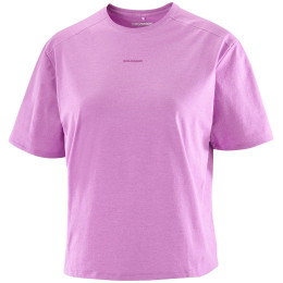 Tricou femei Salomon Trackline SS Tee roz Iris Orchid