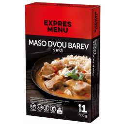 Fel principal Expres menu KM Carne în două culori cu orez