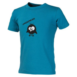 Tricou copii Progress Bambino Pasăre albastru Turquoise