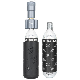 Pompă Peaty´s Holeshot Co2 Pumpa + Bombičky 2 Ks - Road & Gravel gri Slate