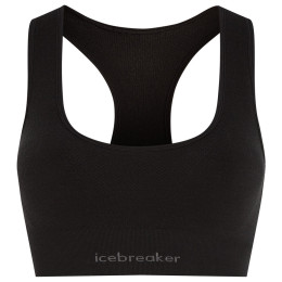 Bustieră Icebreaker Women Merino Blend 260 ZoneKnit™ Seamless Bra negru Black