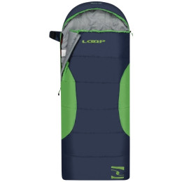 Sac de dormit pentru copii Loap Ricco Kid albastru/verde