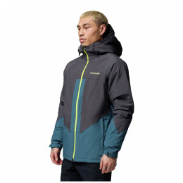 Geacă de iarnă bărbați Columbia Powder Prime™ Jacket verde/negru Everblue, Shark
