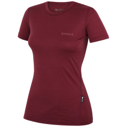 Tricou femei Zulu Merino 160 Short 4C vișiniu wine