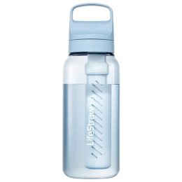 Sticlă cu filtru LifeStraw Go 2.0 Water Filter Bottle 1L albastru deschis Icelandic Blue