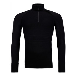 Hanorac funcțional bărbați Ortovox 230 Competition Zip Neck negru