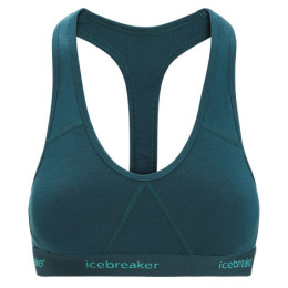 Bustieră Icebreaker Women Sprite Racerback Bra verde