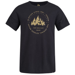 Tricou bărbați Hannah Greg 2023 negru/gri Anthracite