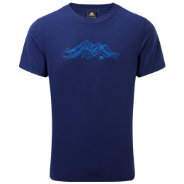 Tricou bărbați Mountain Equipment Groundup Mountain Tee Medieval Blue