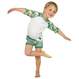 Tricou copii DucKsday Toucan SS alb/verde Toucan