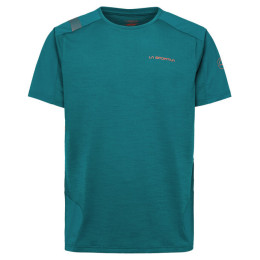 Tricou bărbați La Sportiva Compass T-Shirt M albastru/verde Everglade