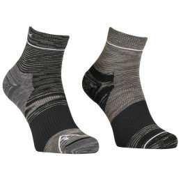 Șosete bărbați Ortovox Alpine Quarter Socks M negru/gri black raven