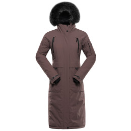 Geacă lungă de iarnă femei Alpine Pro Wussa 2 maro Brown