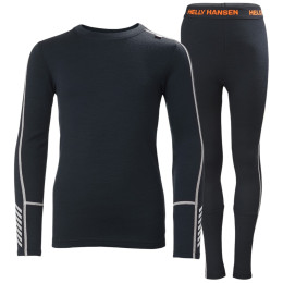 Set funcțional copii Helly Hansen Jr Lifa Merino Midweight Set albastru închis 596 Navy