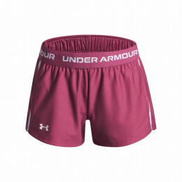 Pantaloni scurți copii Under Armour G Tech Play Up Short-RED violet închis/roz Red