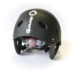 Cască pentru sporturi nautice Elements Gear HUSK negru