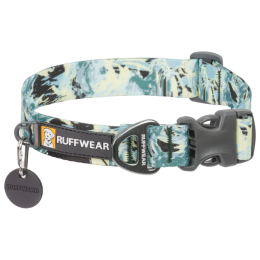 Zgardă pentru câini Ruffwear Front Range™ Collar verde mazăre/verde închis Sweeping Sage