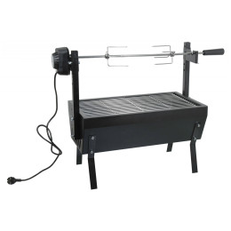 Grătar Cattara Barbecue 60cm rotisor 230V negru