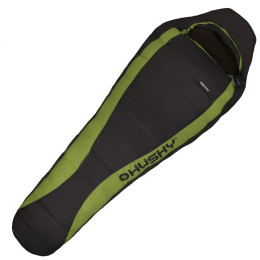 Sac de dormit de puf Husky Dinis -10°C (2017) negru/verde