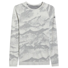 Tricou funcțional femei 4F Seamless Underwear F208 alb OFF WHITE ALLOVER