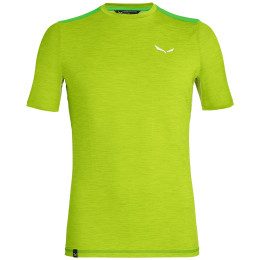 Tricou bărbați Salewa Pedroc Hybrid 2 Dry M S/S Tee verde deschis