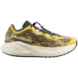 Încălțăminte bărbați Salomon Aero Glide 4 Grvl negru/galben Beach Ball / Asphalt / Vanilla Ice