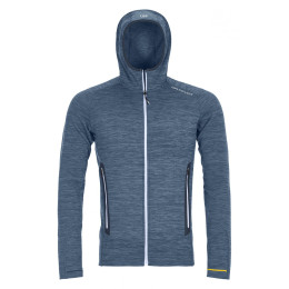 Geaca Ortovox Fleece Light Melange Hoody M albastru