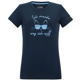 Tricou femei Regatta Women’s Fingal Slogan albastru închis Navy