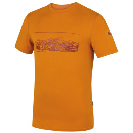 Tricou bărbați Zulu Bambus Alpine 210 Short portocaliu/ curry