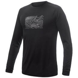 Tricou bărbați Sensor Merino Air Pt Locate dl.rukáv negru