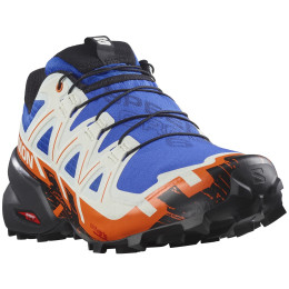 Încălțăminte de alergat pentru bărbați Salomon Speedcross 6 albastru / negru Lapis Blue / Black / Scarlet Ibis
