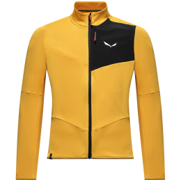 Hanorac funcțional bărbați Salewa Ortles Fleece Fz M auriu gold