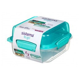 Cutie pentru mâncare Sistema Lunch Stack To Go Square 1,24l