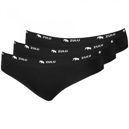 Chiloți femei Zulu Bambus 210 Comfort 3-pack negru