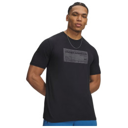 Tricou bărbați Under Armour UA M Box WM Label SS negru Black