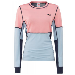 Tricou femei Kari Traa Lam Ls albastru/roz