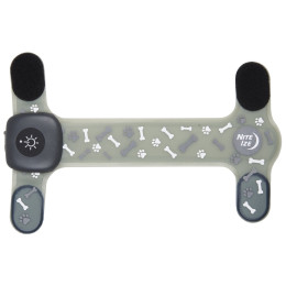 Zgardă luminoasă pentru câini Nite Ize NiteDog® Rechargeable LED Collar Cover