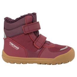 Încălțăminte de iarnă copii Viking Outdoor Footwear Rowan Barefoot Warm WP 2V Wine vișiniu Wine