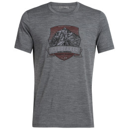 Tricou bărbați Icebreaker Mens Tech Lite SS Crewe Everest Crest gri