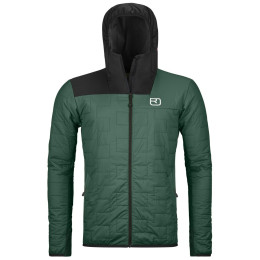 Geacă bărbați Ortovox Swisswool Piz Badus Jacket M verde închis dark pacific