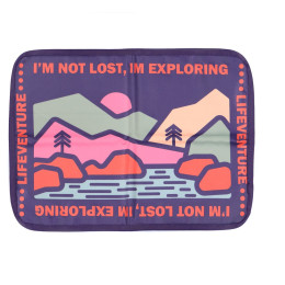 Pad pentru șezut LifeVenture Sit Mat violet Mountain