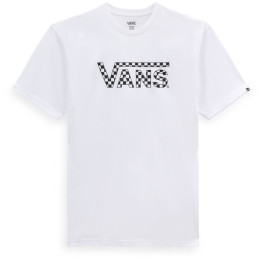 Tricou bărbați Vans CHECKERED VANS-B alb