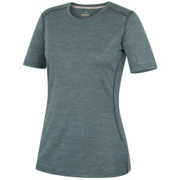 Tricou femei MOOA Merino Lyolite 150 Short turcoaz dusty teal