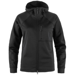 Geacă femei Fjällräven Abisko Grid Fleece Hoodie W negru Black