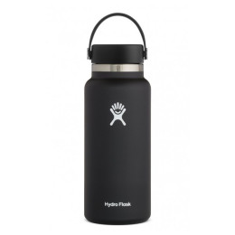 Sticlă termică Hydro Flask Wide Mouth 32 oz negru Black