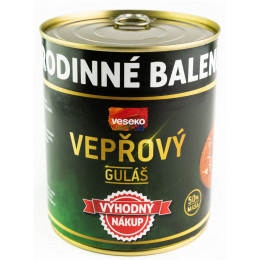Conservă VESEKO Gulaș cehesc de porc 800 g