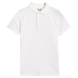 Tricou copii 4F Polo Shirt M614 alb WHITE