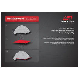 Folie sub cort Hannah Groundsheet 2