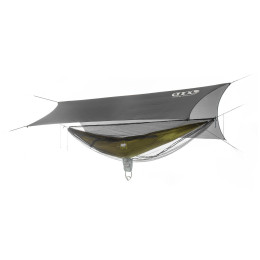 Set hamac Eno SubLink Ultralight Hammock System gri/verde Grey Lichen